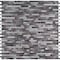 Msi Akaya Nero Interlocking 12 In. X 11.75 In. X 8 Mm Glass Mesh-Mounted Mosaic Tile, 10PK ZOR-MD-0190 - alternate 1